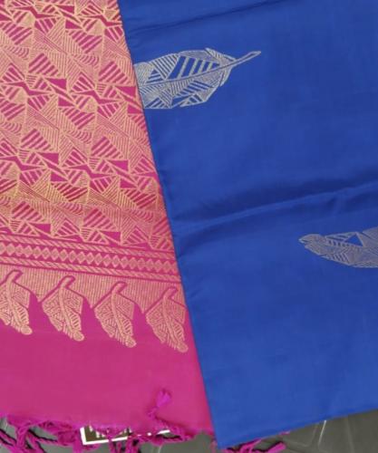 SOFT SILK SAREE WITH BLOUSE